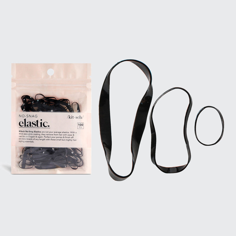 Kitsch Elastic Hair Tie No Snag 100 Piece