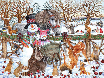Snowman & Friends 300 Piece Puzzle