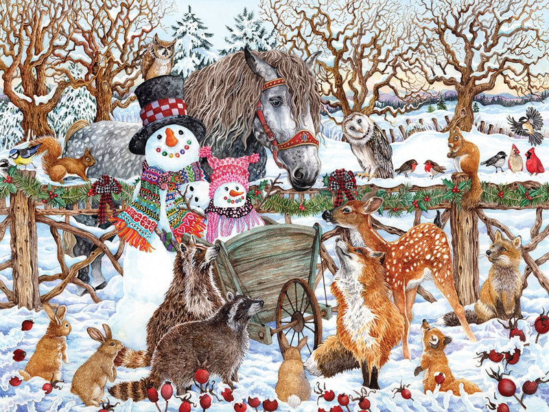 Snowman & Friends 300 Piece Puzzle