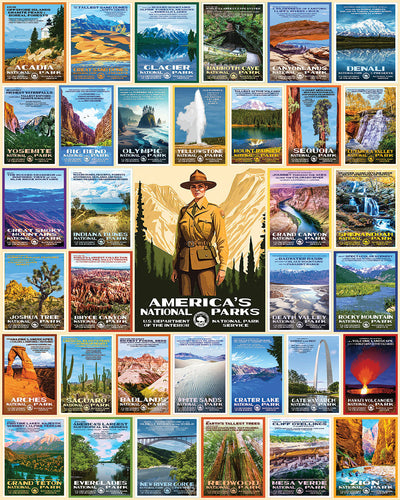 National Park Posters Puzzle