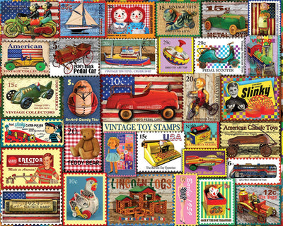 Vintage Toy Stamps Puzzle