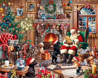 Christmas Puppies Puzzle