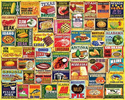 Iconic State Foods Puzzle