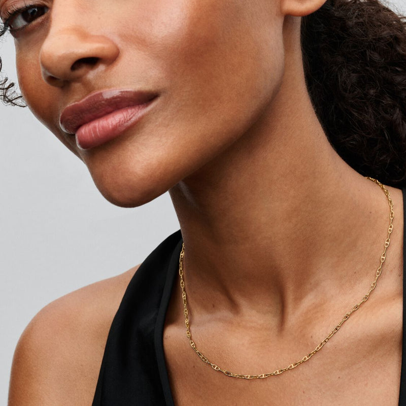 Gold Anchor Chain Pandora Necklace