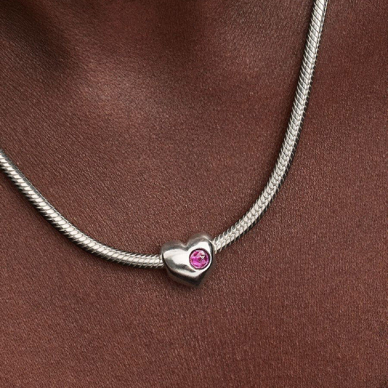 Heart Birthstone Pandora Charms