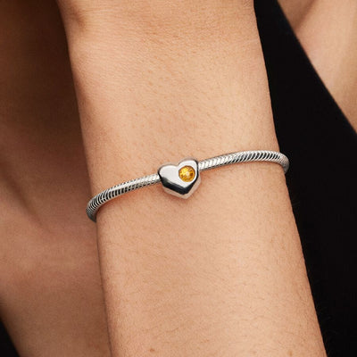 Heart Birthstone Pandora Charms