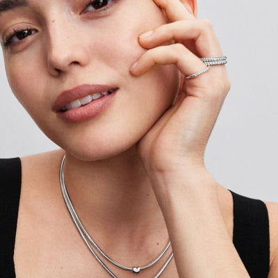 Mini Silver Heart Pandora Charm