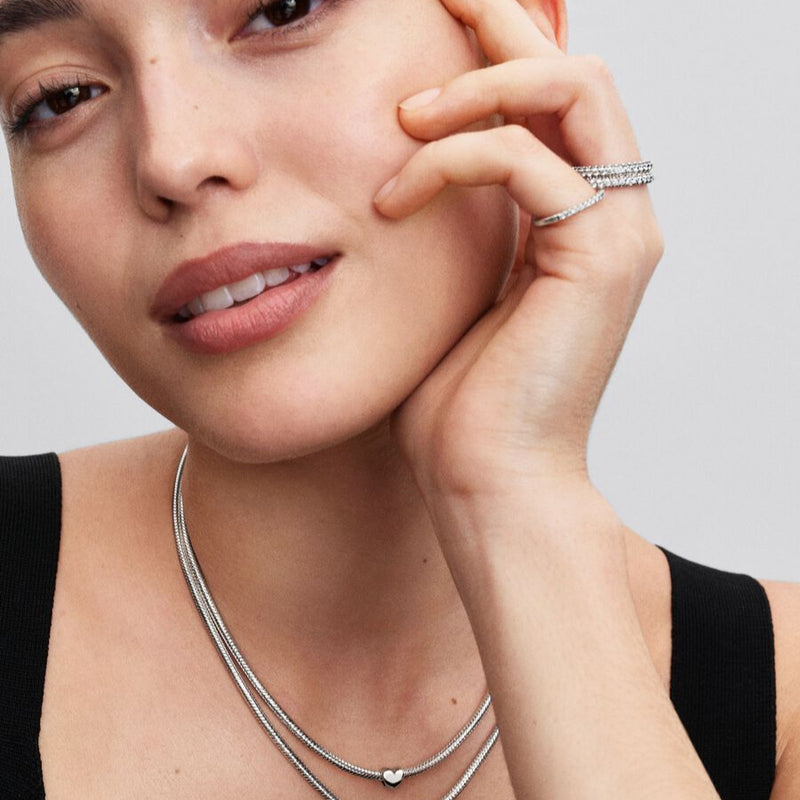 Mini Silver Heart Pandora Charm