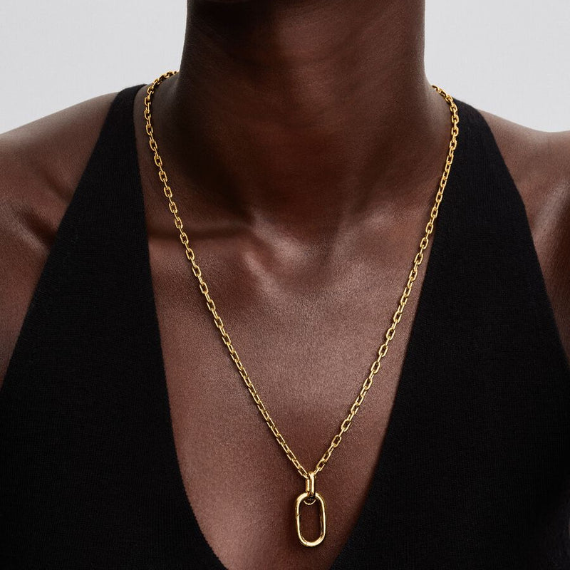 Openable Gold Link Pandora Necklace