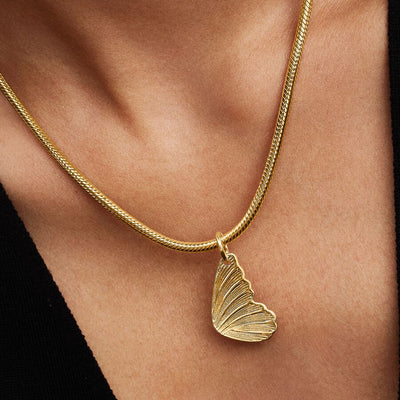 Gold Butterfly Wing Pandora Charm