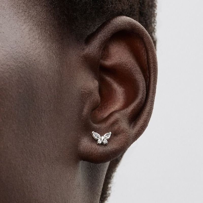 Butterfly Pandora Stud Earrings