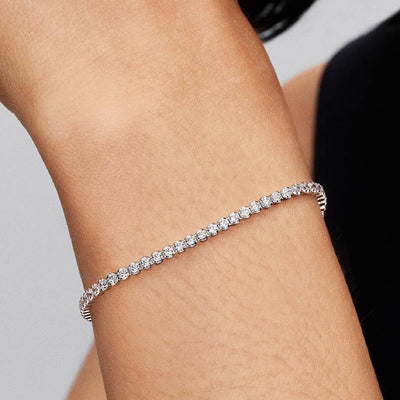 Sparkling Silver Tennis Pandora Bracelet