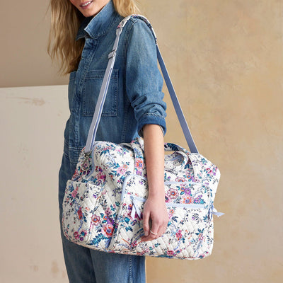 Vera Bradley Weekender Travel Bag in Recycled Cotton