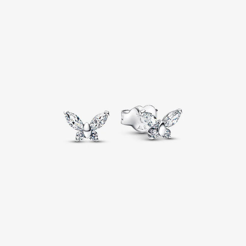 Butterfly Pandora Stud Earrings
