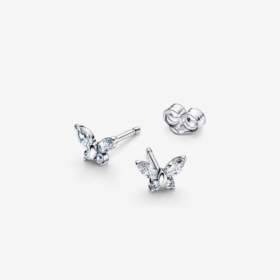 Butterfly Pandora Stud Earrings