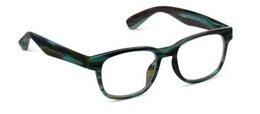 Peepers Eyeglass Kent in Teal Horn