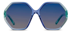 Peepers Calypso Polarized Sunglasses in Blue/Green