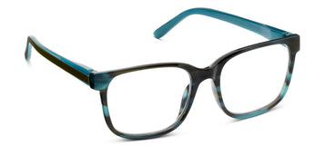 Peepers Eyeglass Sycamore in Teal Horn