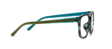 Peepers Eyeglass Sycamore in Teal Horn