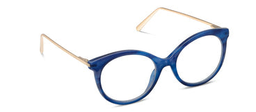 Peepers Eyeglass Margot in Navy Horn