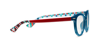 Peepers Eyeglass Daphne in Teal/Red