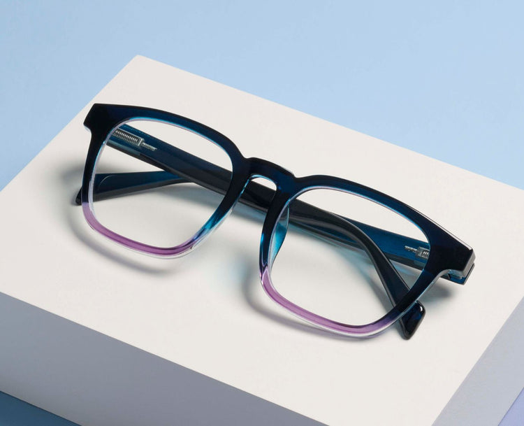 Peepers Eyeglass Latte in Blue/Purple