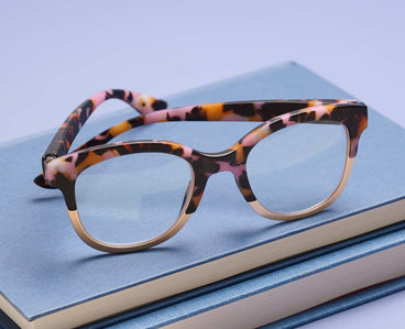 Peepers Eyeglass Georgia in Pink Botanico