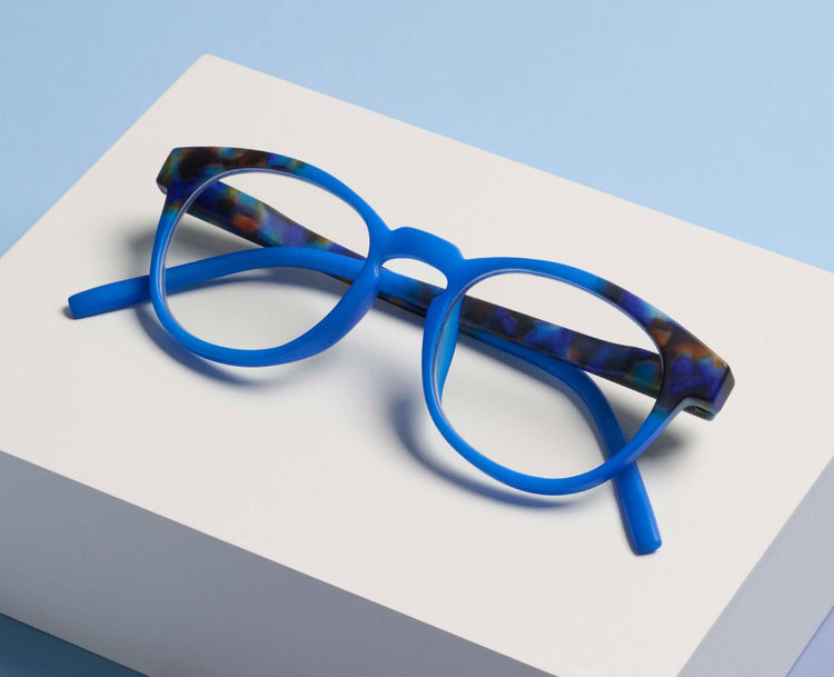 Peepers Eyeglass Chester in Cobalt/Tortoise