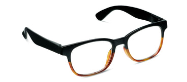 Eyeglass Waverly in Black & Amber