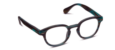 Peepers Eyeglass Headliner in Teal Horn