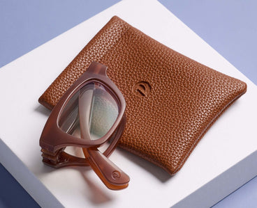 Eyeglass Two Fold in Brown