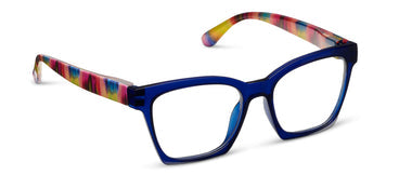 Peepers Eyeglasses Maise Blue Ikat