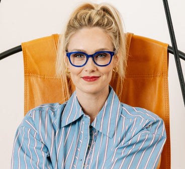 Peepers Galaxy Eyeglasses in Blue