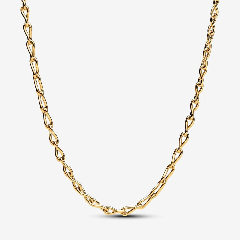 Gold Plated Infinity Chain Pandora Necklace