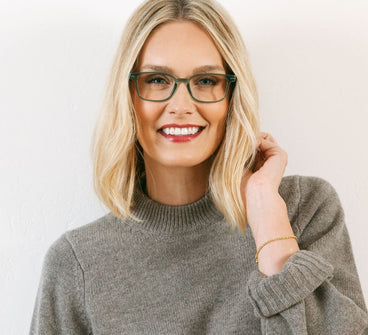 Peepers Jo Eyeglasses in Light Green