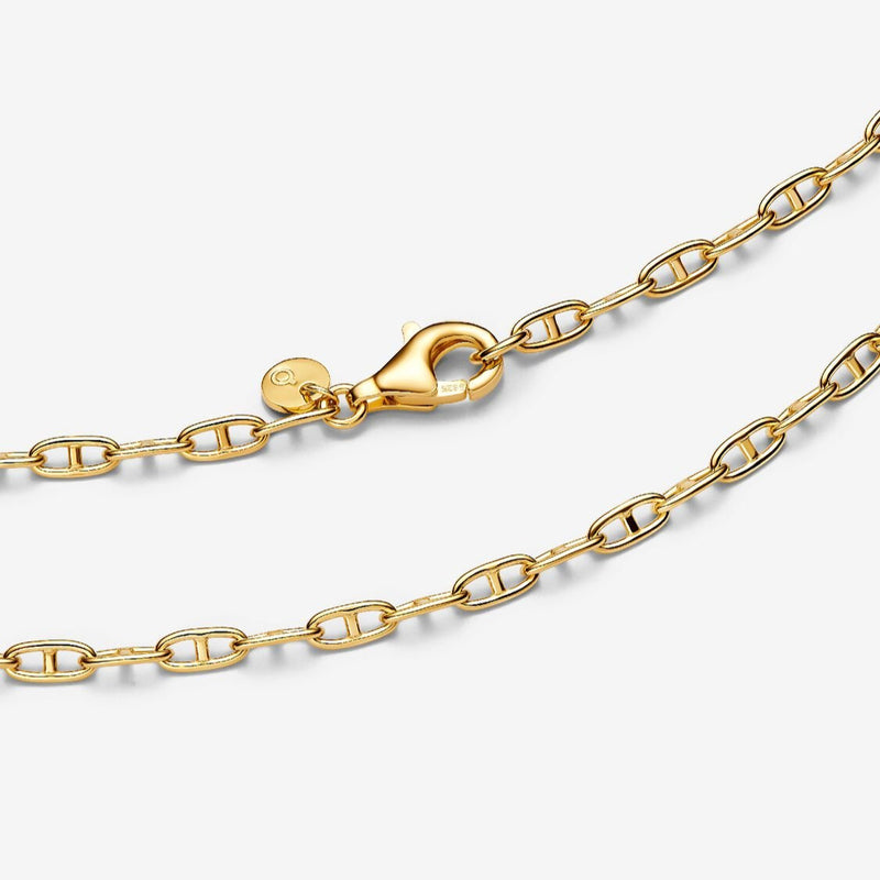 Gold Anchor Chain Pandora Necklace