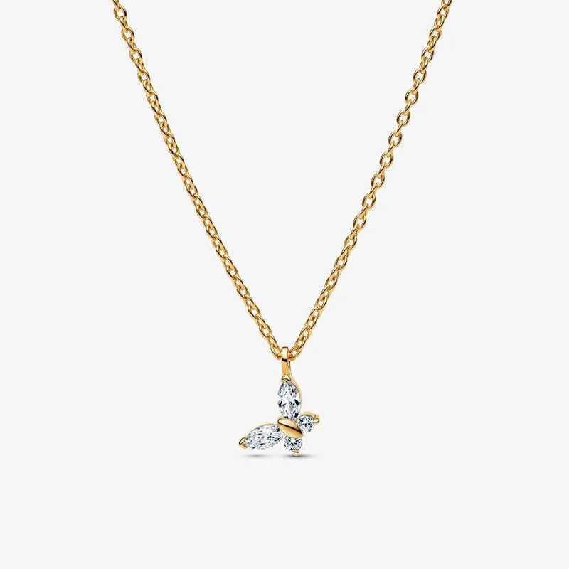 Butterfly Gold Pandora Necklace