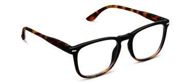 Peepers Domino Eyeglasses in Black Tortoise