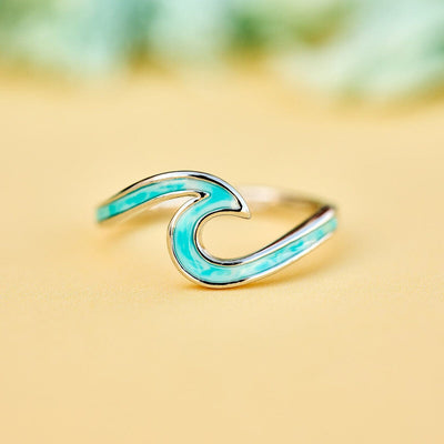 Tie Dye Wave Pura Vida Ring