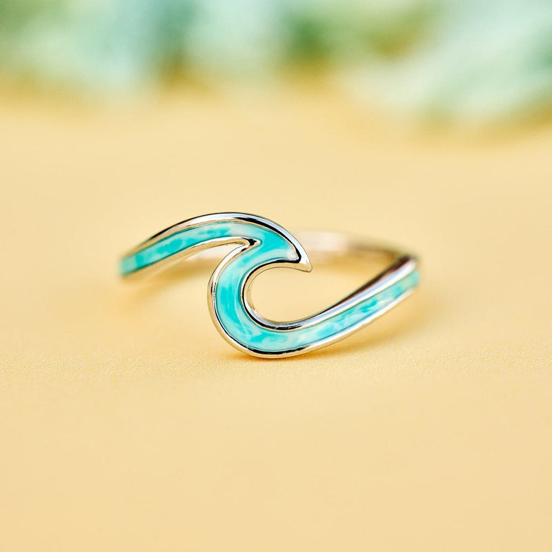 Tie Dye Wave Pura Vida Ring