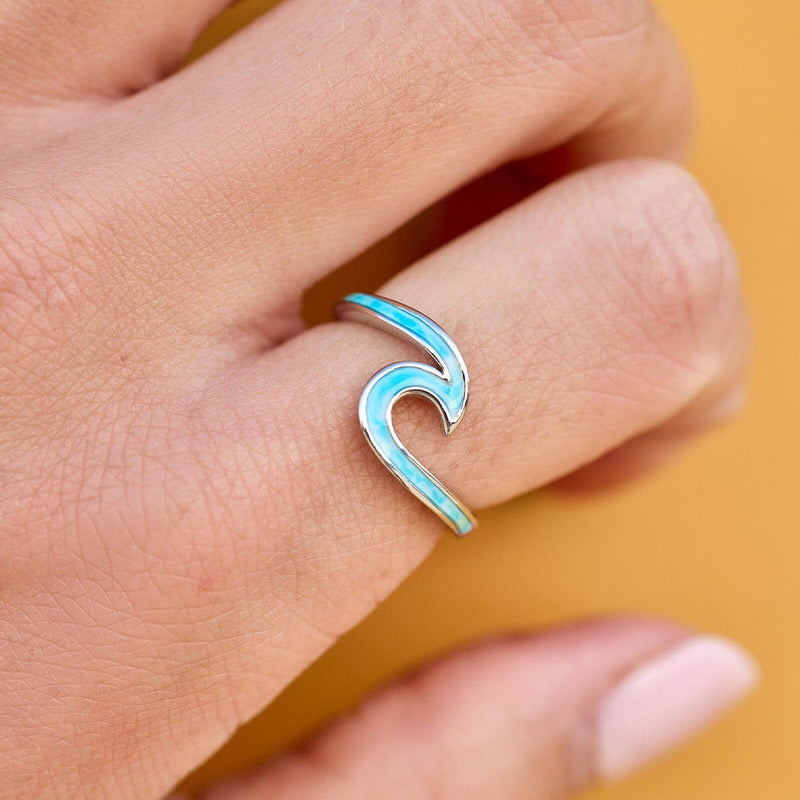 Tie Dye Wave Pura Vida Ring