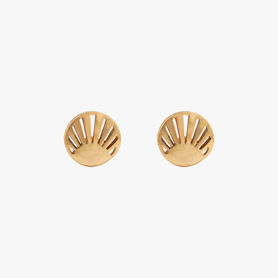 Cutout Sunburst Stud Pura Vida Earrings