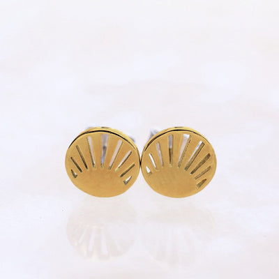 Cutout Sunburst Stud Pura Vida Earrings