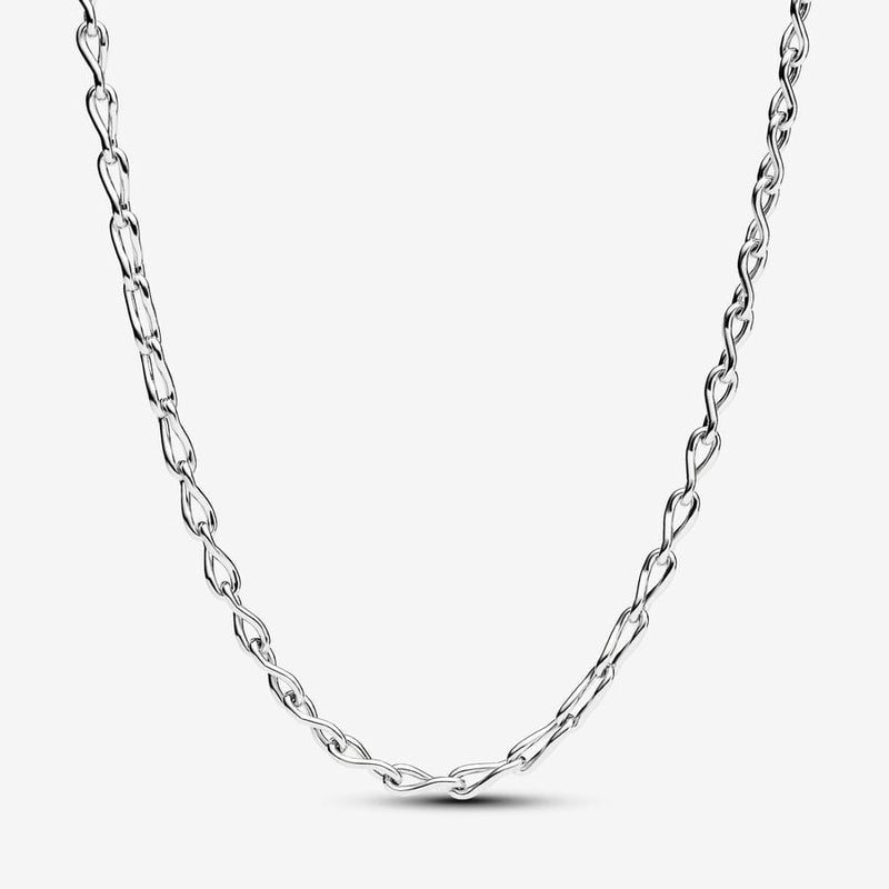 Sterling Silver Infinity Chain Pandora Necklace