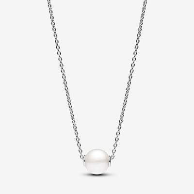 Treated Freshwater Cultured Pearl Collier Pandora Necklace