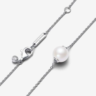 Treated Freshwater Cultured Pearl Collier Pandora Necklace