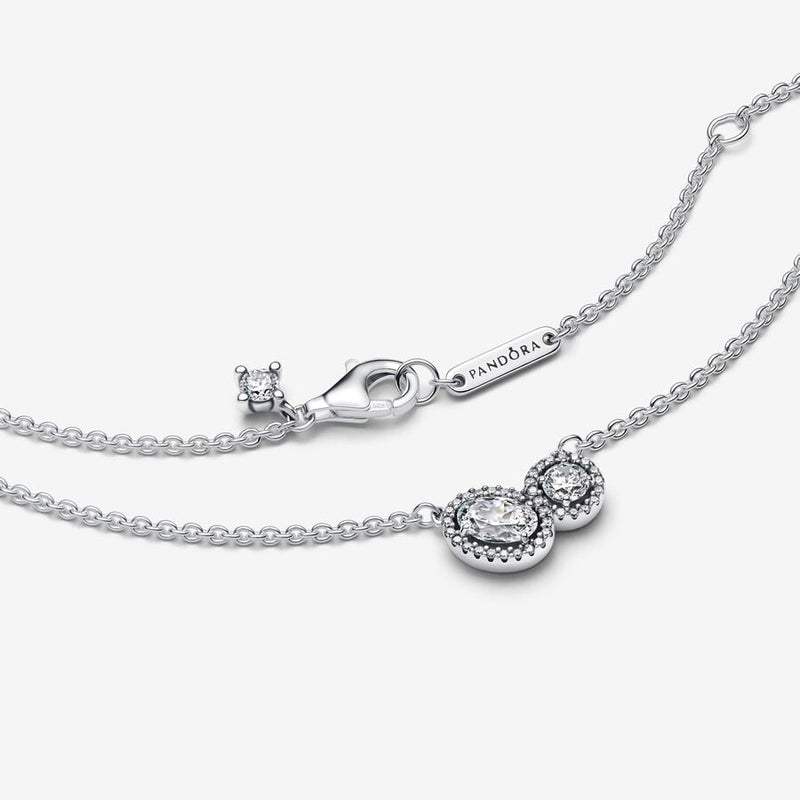 Embracing Halo Pandora Necklace