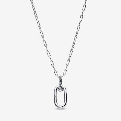 Openable Silver Link Pandora Necklace