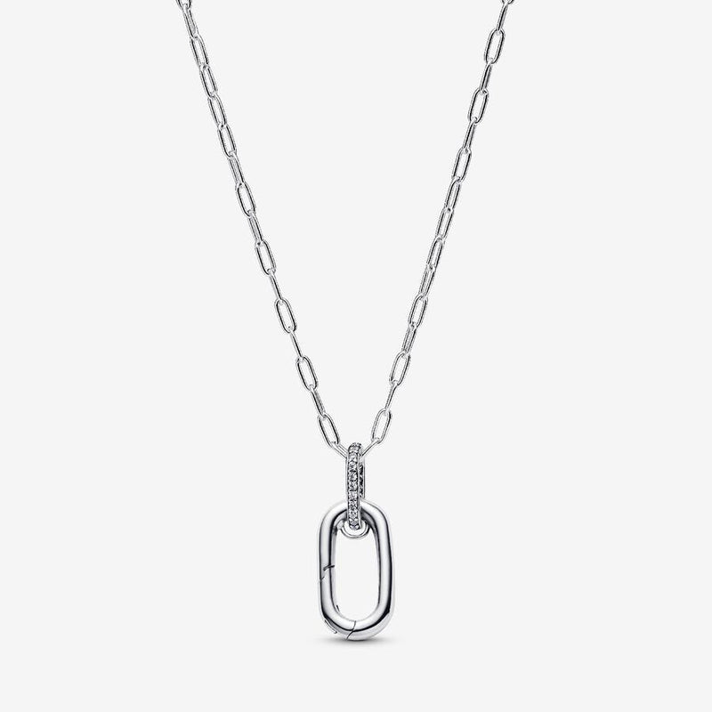 Openable Silver Link Pandora Necklace