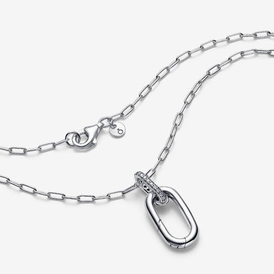 Openable Silver Link Pandora Necklace